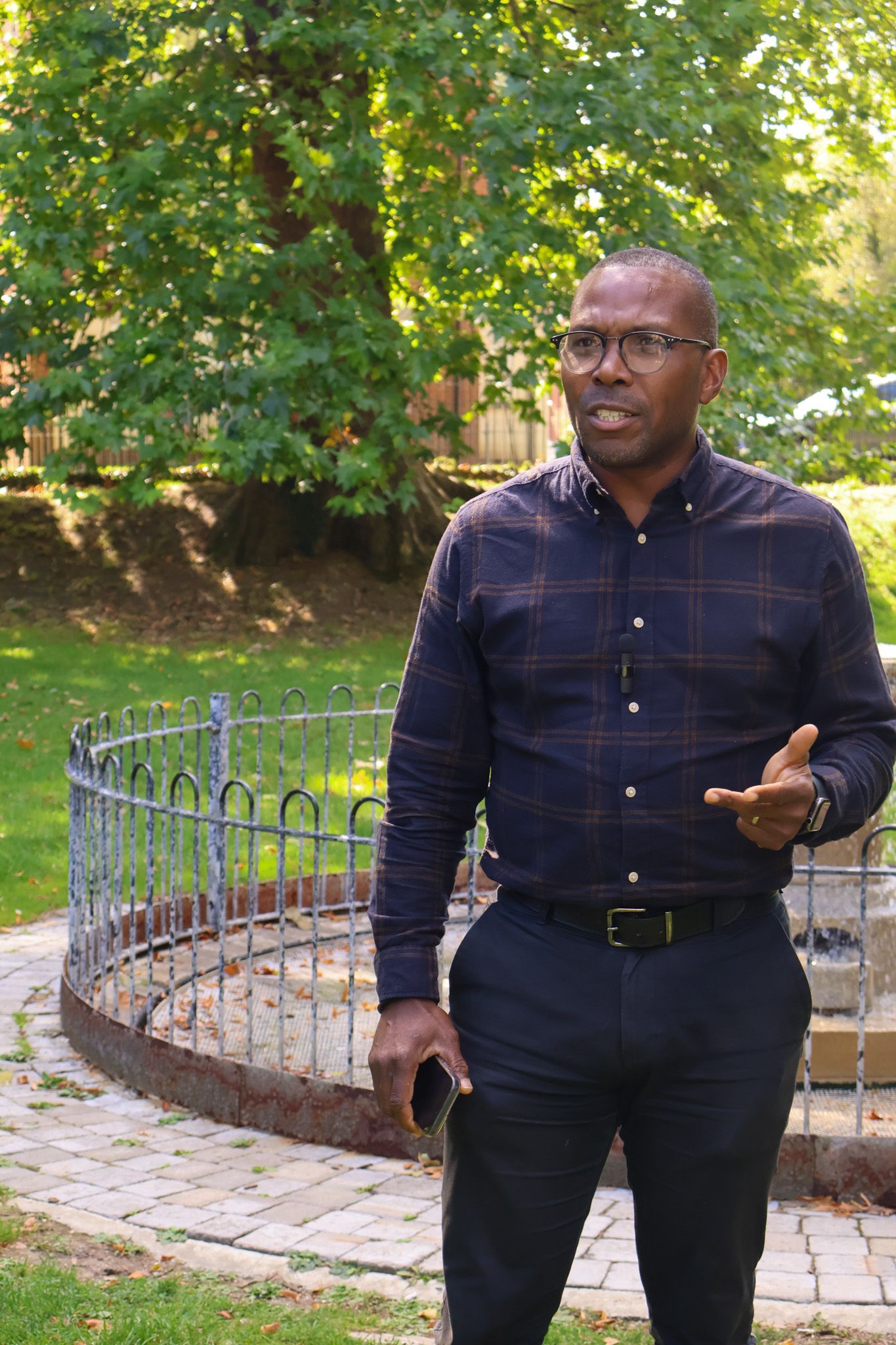 A focused Signet Resources professional attentively participating in a recruitment discussion.