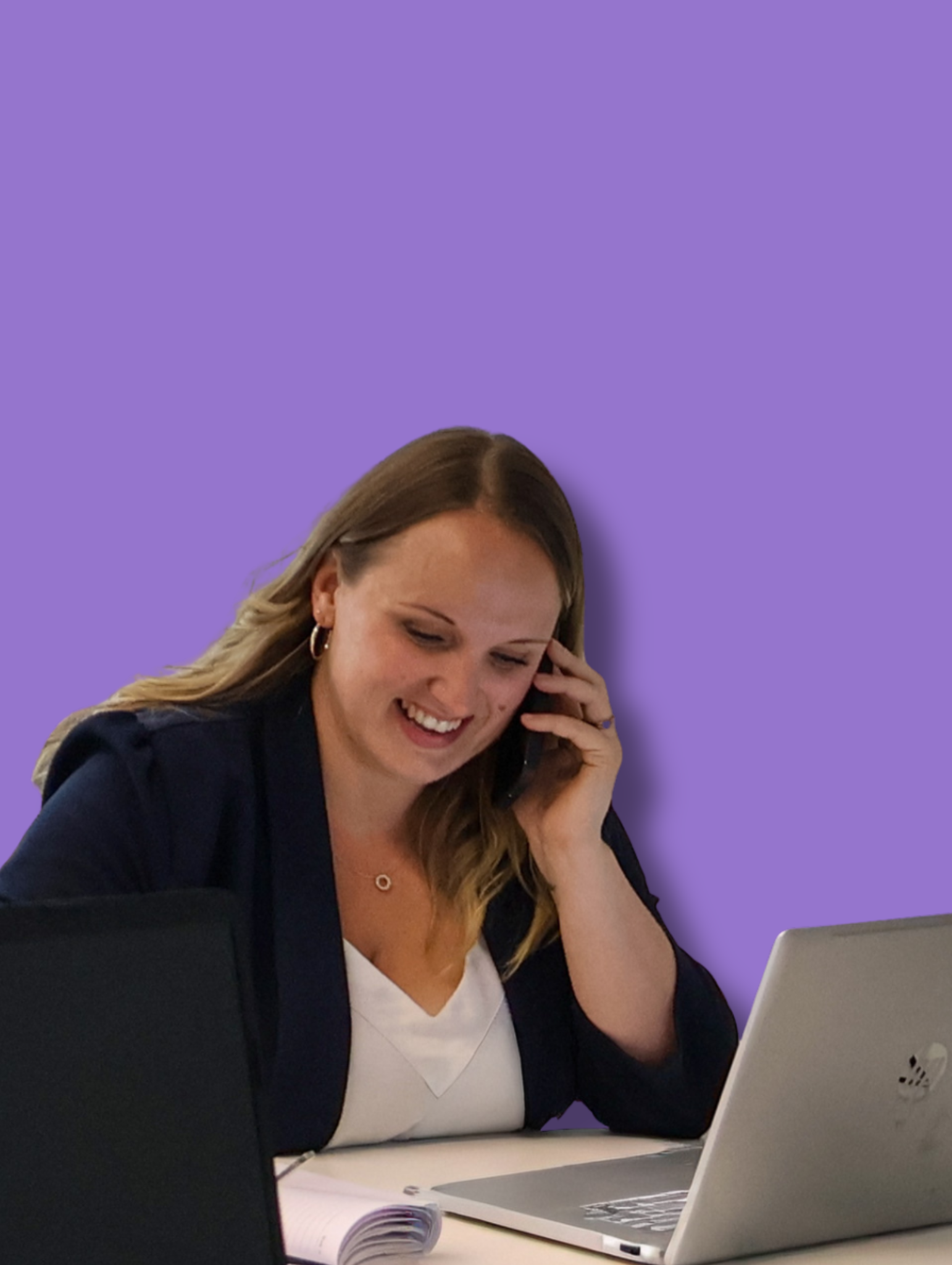 A focused Signet Resources professional attentively participating in a recruitment discussion.